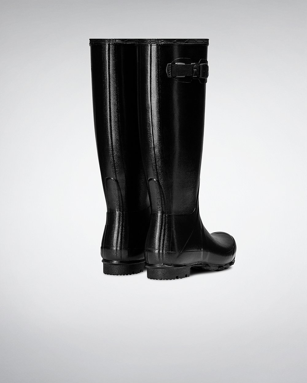 Botas De Altas Norris Field Gloss Hunter Mujer - Negros - 018952OWM